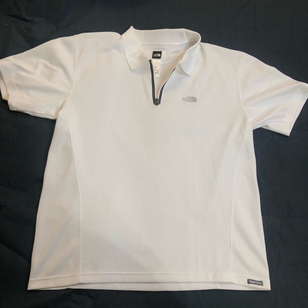 The north face men’s zip vaporwick shirt Large
